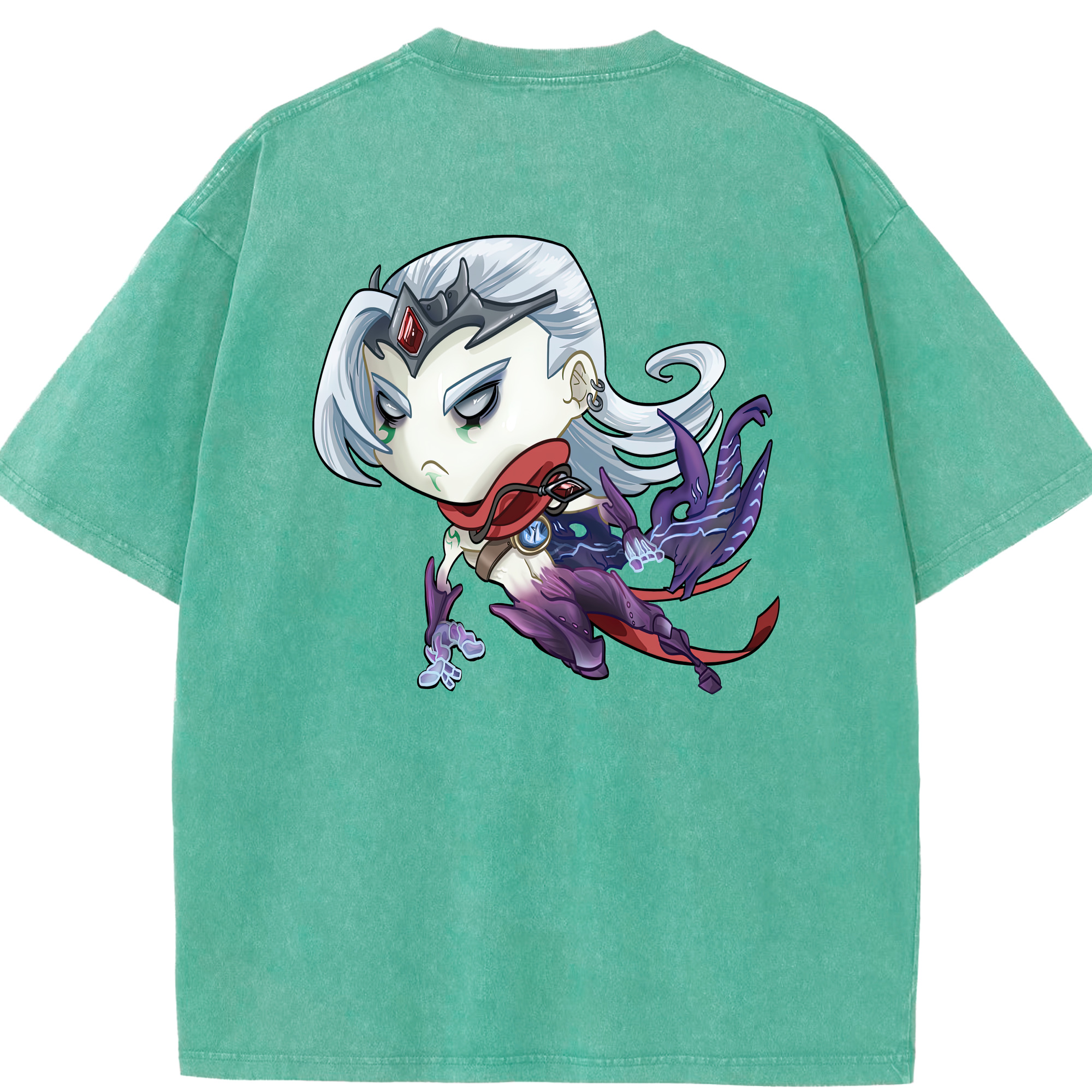 リーグ・オブ・レジェンド League of Legends LOL 綿100% ヴィンテージ風 半袖Tシャツ（背面プリント）